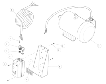 Section 19 Diagram and Parts List for MK-5010T 169331 MK Diamond Concrete Saw